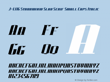 J-LOG Starkwood Slab Serif Small Caps