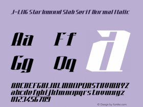 J-LOG Starkwood Slab Serif Normal