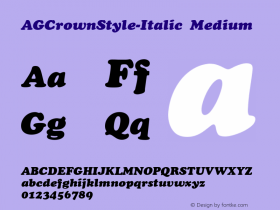 AGCrownStyle-Italic