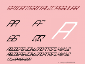 EpicenterItalic