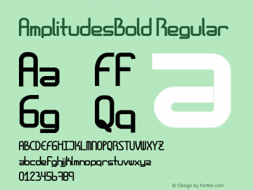 AmplitudesBold