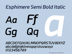 Esphimere Semi Bold