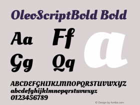 OleoScriptBold