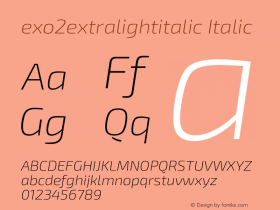 exo2extralightitalic