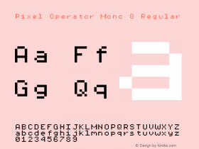 Pixel Operator Mono 8
