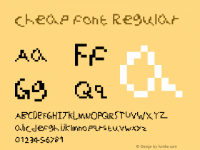 cheap font