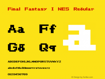 Final Fantasy I NES