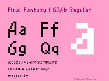 Final Fantasy I GBAb