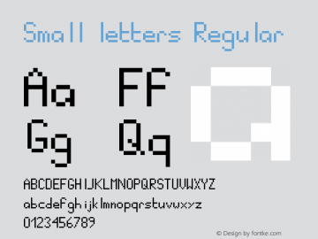 Small letters