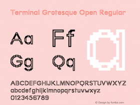 Terminal Grotesque Open