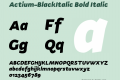 Actium-BlackItalic