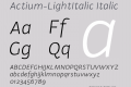 Actium-LightItalic