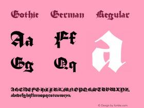 Gothic German