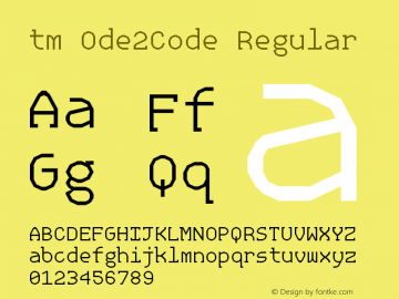 tm Ode2Code