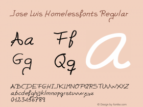 Jose Luis Homelessfonts