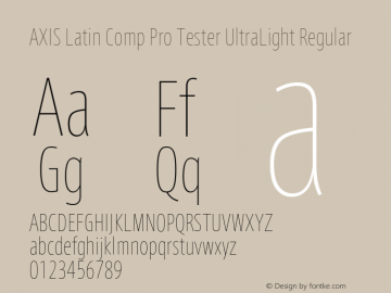 AXIS Latin Comp Pro Tester UltraLight