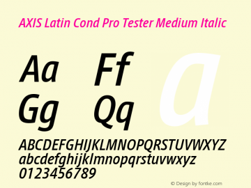 AXIS Latin Cond Pro Tester Medium