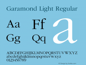 Garamond Light