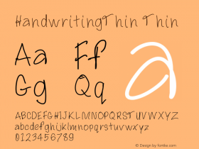 HandwritingThin