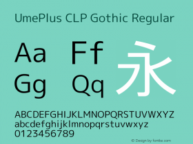 UmePlus CLP Gothic