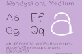 MandysFont