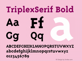 TriplexSerif