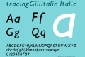 tracingGillItalic