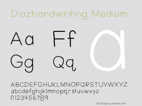 Diazhandwriting