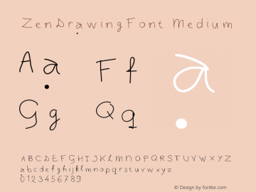 ZenDrawingFont