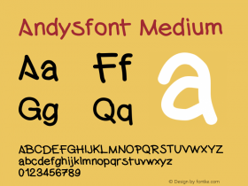 Andysfont