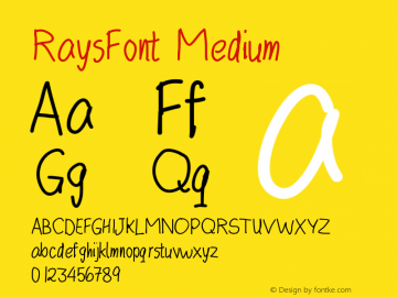 RaysFont