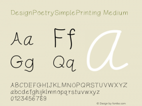 DesignPoetrySimplePrinting