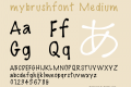 mybrushfont