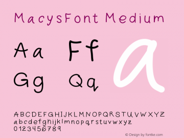 MacysFont