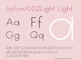 JoFont002Light