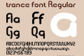 trance font