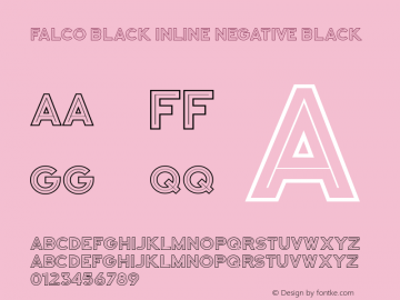 Falco Black Inline Negative