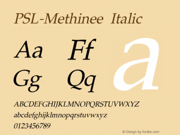 PSL-Methinee