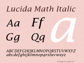 Lucida Math