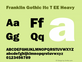 Franklin Gothic Itc T EE