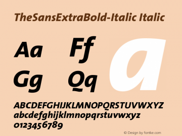 TheSansExtraBold-Italic