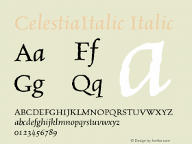 CelestiaItalic