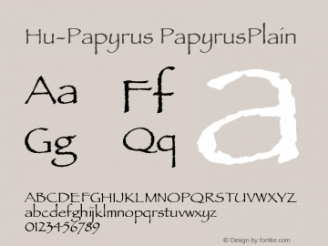 Hu-Papyrus