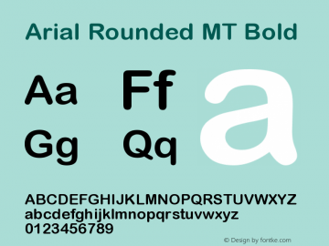 Arial Rounded MT