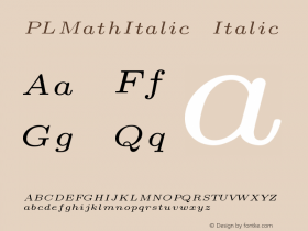 PLMathItalic5