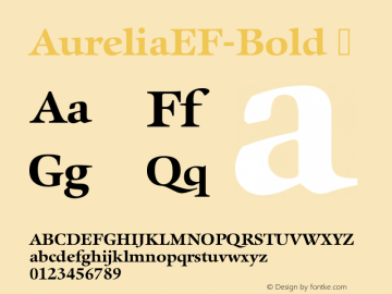 AureliaEF-Bold