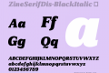 ZineSerifDis-BlackItalic