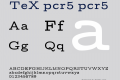 TeX pcr5