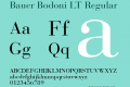 Bauer Bodoni LT