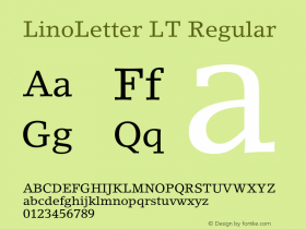 LinoLetter LT